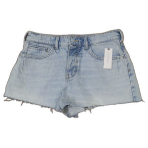 Anthropologie Pilcro Denim Blue Jean Button Fly Shorts Women's Size 27 NWT